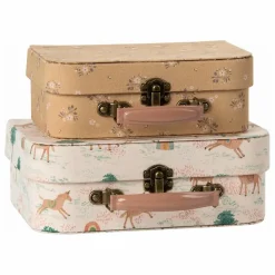 Maileg Petites valises de rangement Licorne - Set de 2 Multicolore Outlet