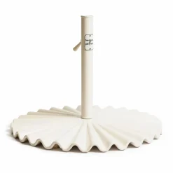 Business & Pleasure Co. Pied de parasol moulé | Blanc Discount