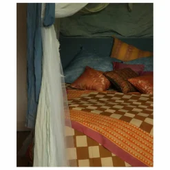 Doing Goods Plaid Checkmate et totebag en coton | Jaune moutarde