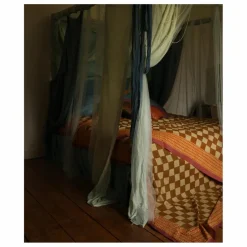 Doing Goods Plaid Checkmate et totebag en coton | Jaune moutarde