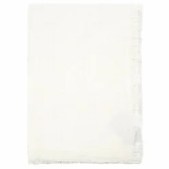 Clearance Haomy Plaid en gaze de coton Vanly | Ivoire