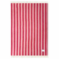 New Maison Deux Plaid en laine Candy Wrap | Rouge cerise