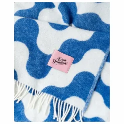 Best Tarta Gelatina Plaid en laine Medusa | Bleu