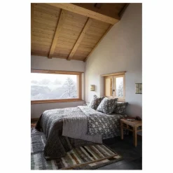 Best Le Monde Sauvage Plaid en soie Ritournelle Olive