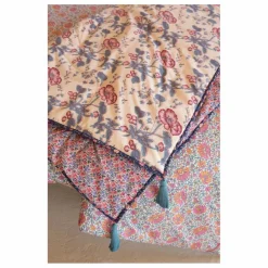 Louise Misha Plaid Enoha en coton bio | Crème Outlet