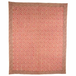 Outlet Doing Goods Plaid Léopard et totebag en coton | Rose