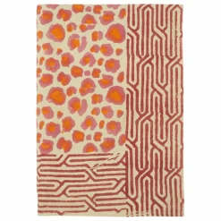 Outlet Doing Goods Plaid Léopard et totebag en coton | Rose