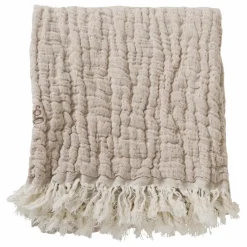 garbo&friends Plaid Mellow en lin et coton | Blush