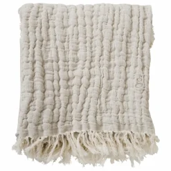 garbo&friends Plaid Mellow en lin et coton | Ecru Sale