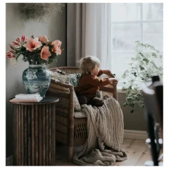 garbo&friends Plaid Mellow en lin et coton | Ecru Sale