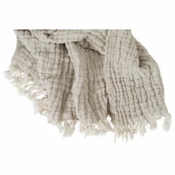 garbo&friends Plaid Mellow en lin et coton | Ecru Sale