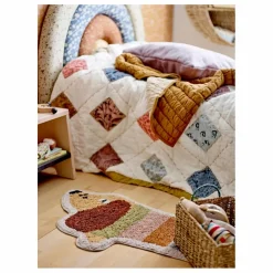 Sale Bloomingville Mini Plaid Melua Naturel