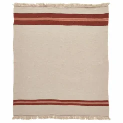 New Libeco Plaid The belgian | Brique