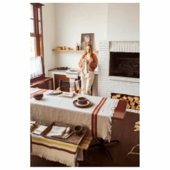 New Libeco Plaid The belgian | Brique