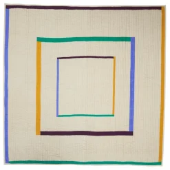 Sale Hübsch Plaid Twist en coton | Sable