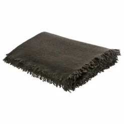 Clearance Maison de Vacances Plaid Vice Versa Frangé | Chocolat