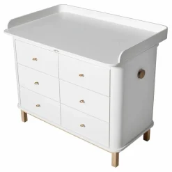 Enfant Oliver Furniture Plan à langer grand pour commode 6 tiroirs |