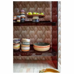 HKliving Plat à gâteau en grès |