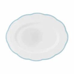 Bitossi Plat de service Petalo | Bleu ciel New