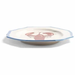 &Klevering Art De La Table|Plat en porcelaine Sirène Homard |
