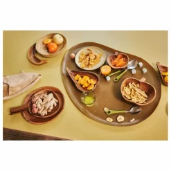 HKliving Plateau en acacia Naturel Discount