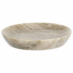 Madam Stoltz Plateau rond en marbre | Gris Online