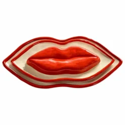 Hot Serax Plats de service, Wouter & Hendrix - Set de 3 | Rouge