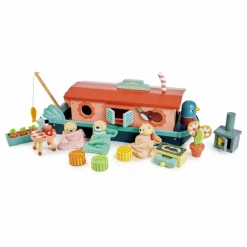 Tender Leaf Toys Péniche famille loutre Multicolore Hot