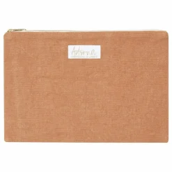Adorna Pochette en lin | Terracotta Hot