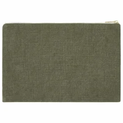 Best Adorna Pochette en lin | Vert kaki