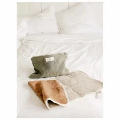 Best Adorna Pochette en lin | Vert kaki