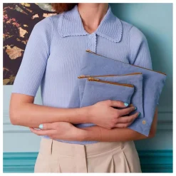 La cerise sur le gâteau Pochette Iona | Bleu Outlet