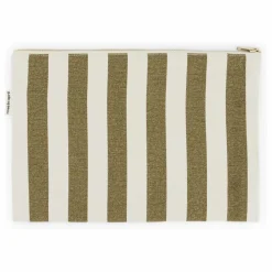 Rose in April Pochette Lili rayée | Olive Discount