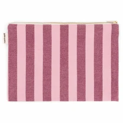 Rose in April Pochette Lili Rayée | Rose Sale