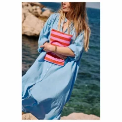 Femme Rose in April Pochettes Et Petite Maroquinerie|Pochette Lili rayée |