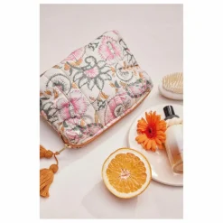 Louise Misha Pochette Teiki en coton bio | Rose