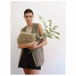 Alienina Pochette Vero Métallisée | Lin