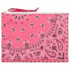 Call it by your name Pochette Zippée Matelassée Coeur | Rose bonbon Outlet