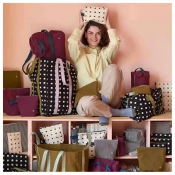 Femme La cerise sur le gâteau Accessoires|Pochettes à pois en coton bio Mio |