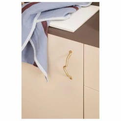 Ferm Living Poignée Curvature | Doré Hot