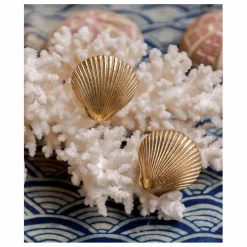 Doing Goods Poignée de porte en laiton Shell | Doré Best