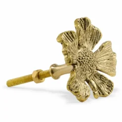 Doing Goods Poignée de porte en laiton Cherry Blossom | Doré New