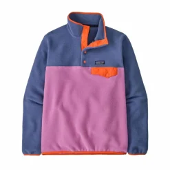 Patagonia Polaire Lightweight Synch Snap-T Fibres Recyclées | Lilas tLilas New