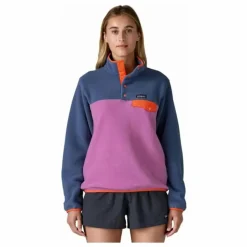 Patagonia Polaire Lightweight Synch Snap-T Fibres Recyclées | Lilas tLilas New