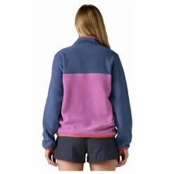 Patagonia Polaire Lightweight Synch Snap-T Fibres Recyclées | Lilas tLilas New
