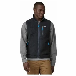 Sale Patagonia Polaire Retro Pile Sans Manches Fibres Recyclées | Bleu nuit