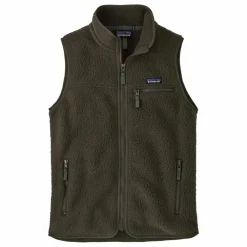 Outlet Patagonia Polaire Sans Manches Retro Pile Fibres Recyclées | Vert kaki