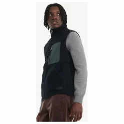 Discount Aigle Polaire Sans Manches Réversible Sherpa Fibres Recyclées | Noir