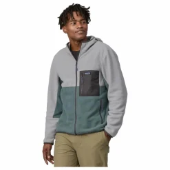 Patagonia Polaire Zippée Microdini Fibres Recyclées | Vert de gris Sale