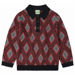 Enfant FUB Polo Arlequin Laine de Mérinos |